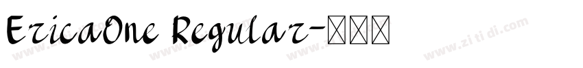 EricaOne Regular字体转换